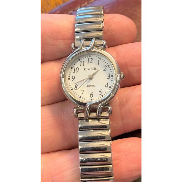 Women's 25mm Silver Tone Rumours Watch with Expansion Band - Picture 1 of 3
